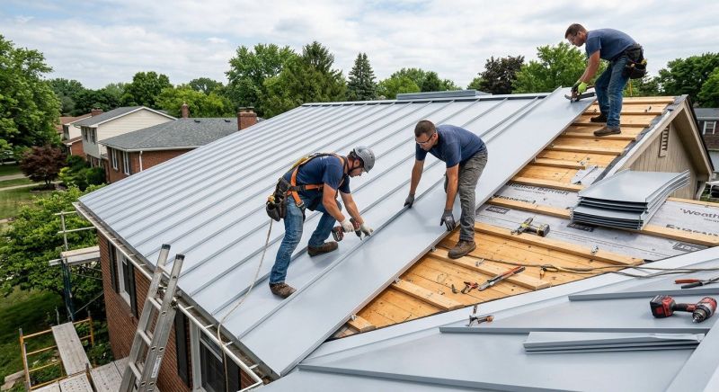 Aluminum Roof Installation in Clintonville, PA