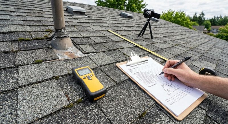 Asphalt Roof Inspection in Hermitage, PA