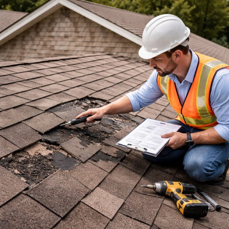 Asphalt Roof Inspection in Sandy Lake, PA