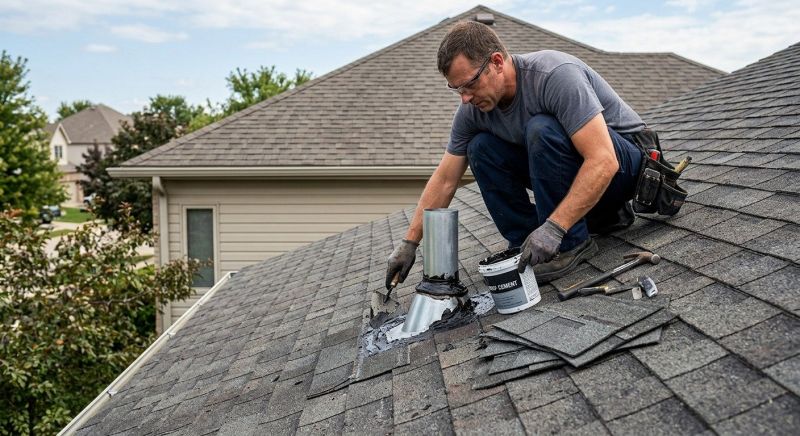 Asphalt Roof Leak Repair in Franklin, PA