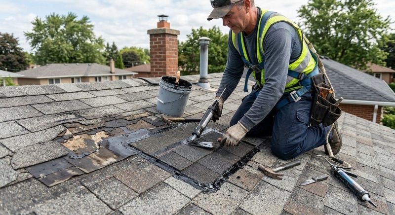 Asphalt Roof Leak Repair in Hermitage, PA