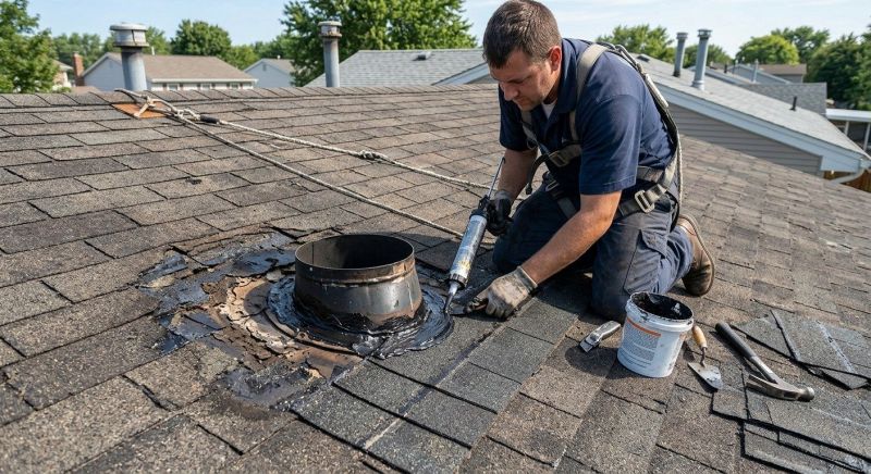 Asphalt Roof Leak Repair in Kennerdell, PA