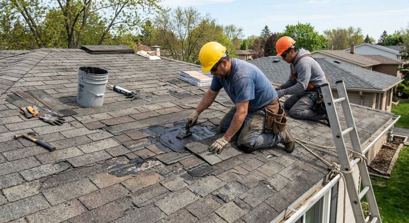Asphalt Roof Repair in Clintonville, PA