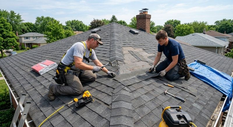 Asphalt Roof Repair in New Wilmington, PA