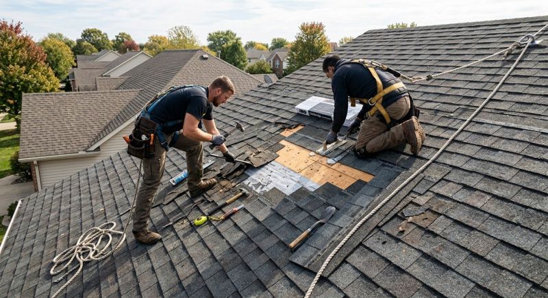 Asphalt Roof Repair in Sandy Lake, PA