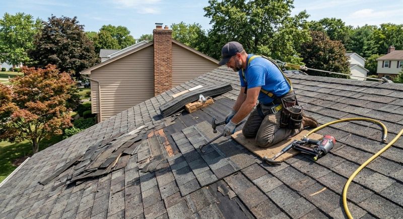 Asphalt Shingles Repair in Slippery Rock, PA