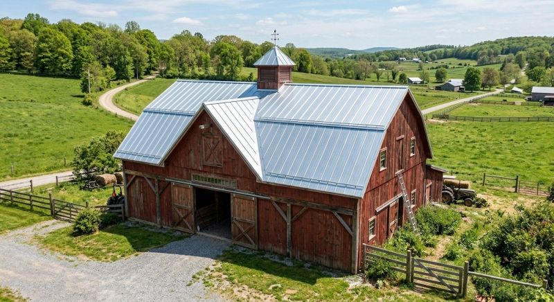 Barn Roof Replacement in New Castle, PA