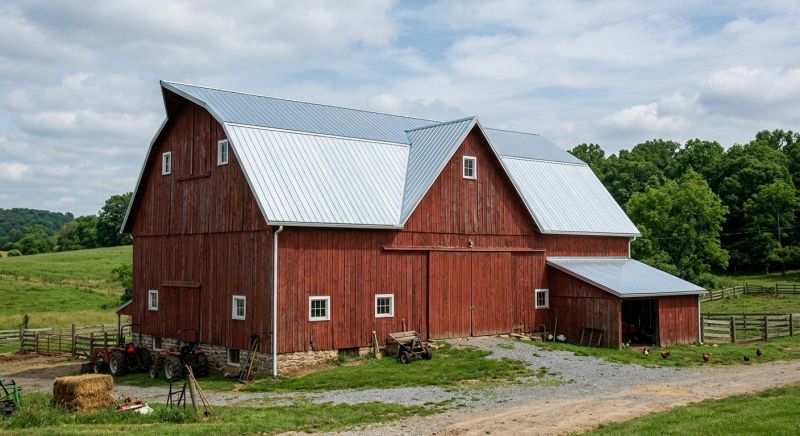 Barn Roof Replacement in Sandy Lake, PA
