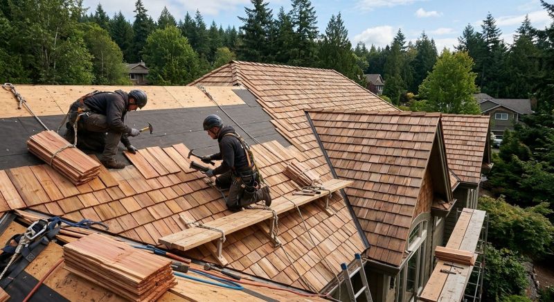 Cedar Roof Installation in Grove City, PA