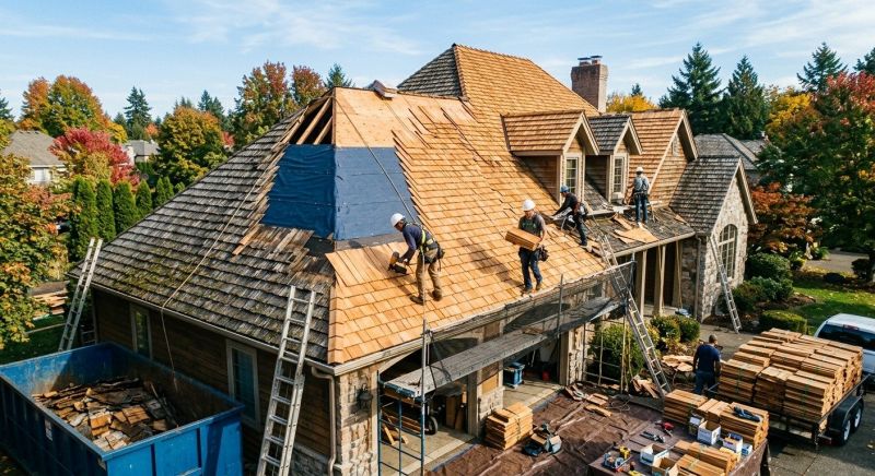 Cedar Roof Replacement in New Wilmington, PA