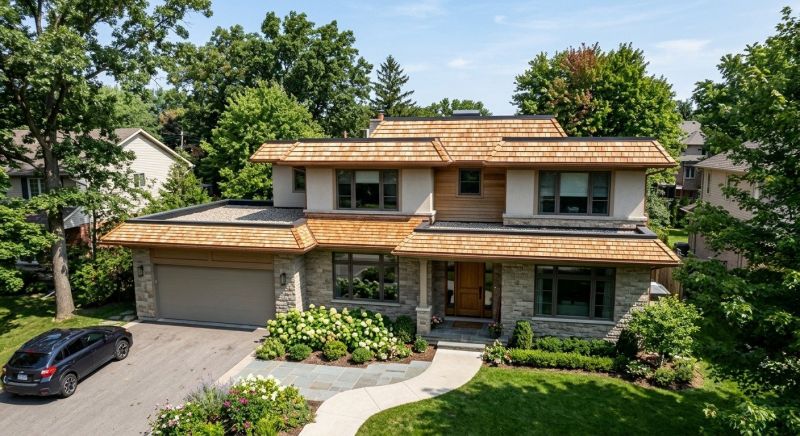 Cedar Shake Roof Construction in Hermitage, PA