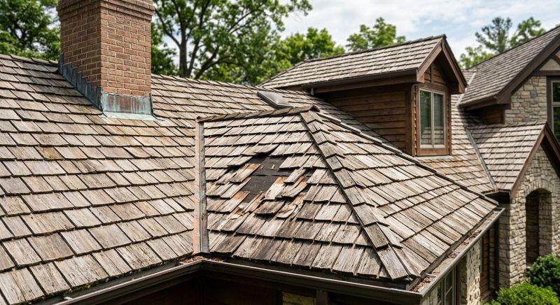 Cedar Shake Roof Repair in New Wilmington, PA