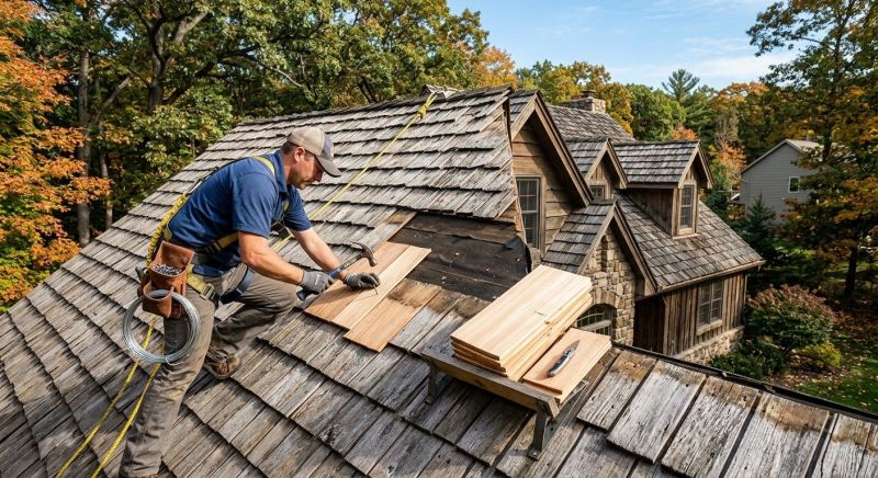 Cedar Shingles Repair in New Castle, PA