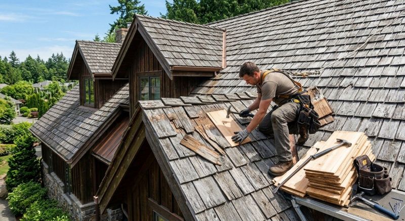 Cedar Shingles Repair in Slippery Rock, PA