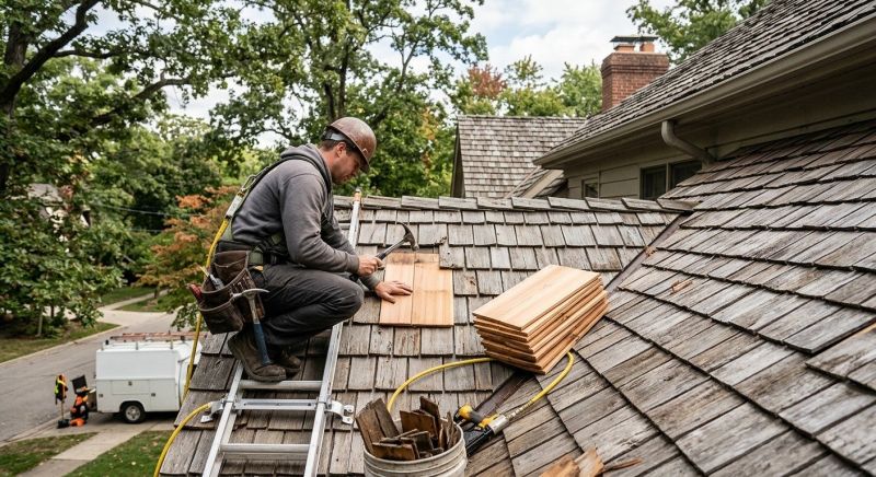 Cedar Shingles Repair in Volant, PA