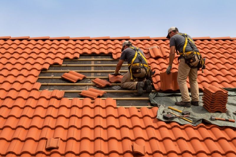 Clay Roof Leak Repair in Grove City, PA