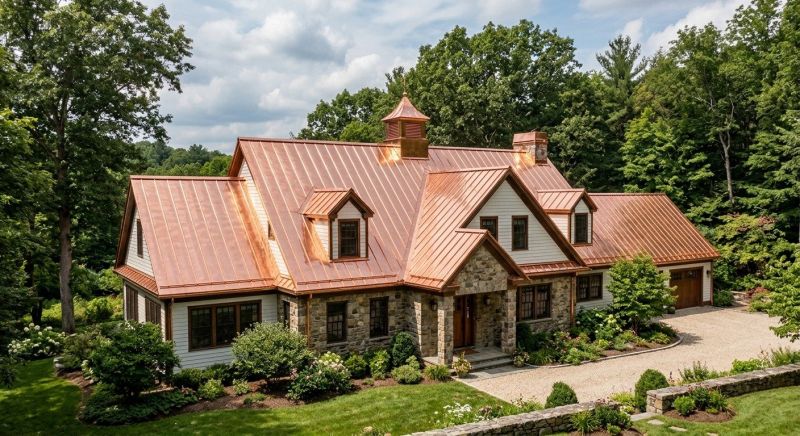 Copper Roof Replacement in Grove City, PA