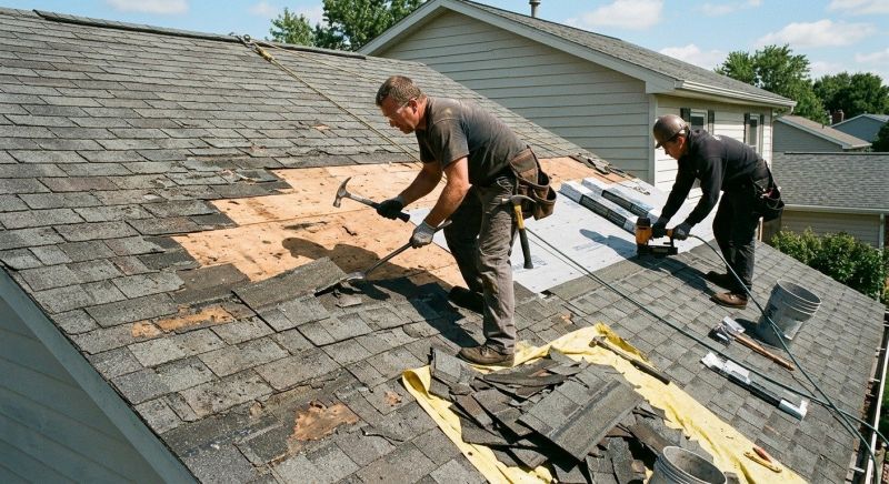 Damaged Roof Repair in Clintonville, PA