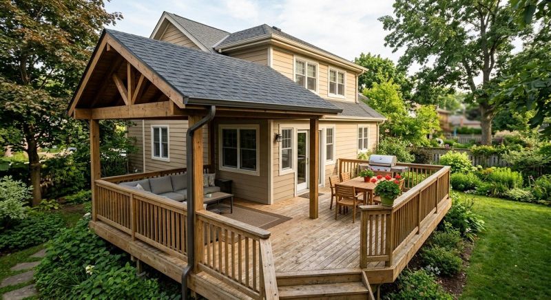 Deck Roof Construction in Grove City, PA