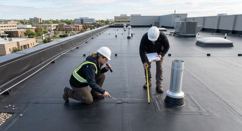 Epdm Roof Inspection in Grove City, PA
