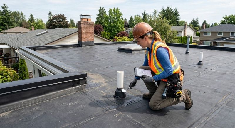 Epdm Roof Inspection in Grove City, PA