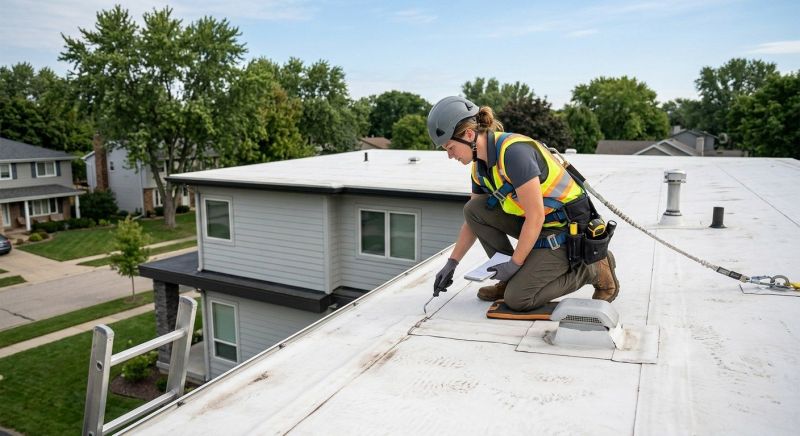 Epdm Roof Inspection in Grove City, PA