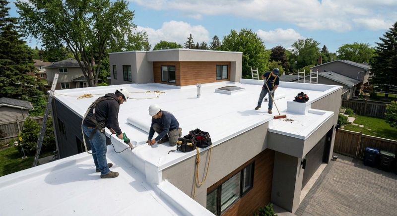 Flat Roof Installation in Harmony, PA
