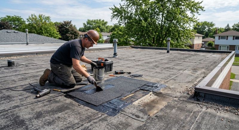 Flat Roof Repair in Hermitage, PA