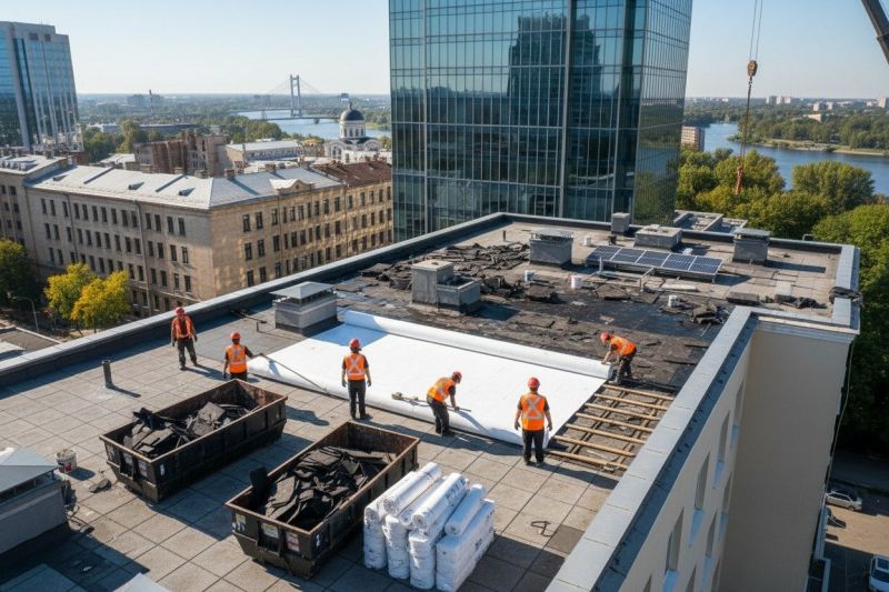 Flat Roof Replacement in East Butler, PA