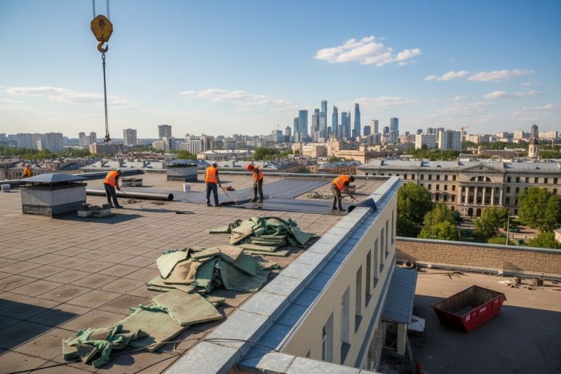 Flat Roof Replacement in Ellwood City, PA