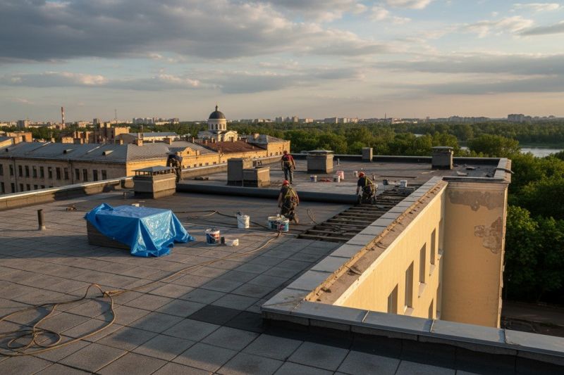 Flat Roof Replacement in Ellwood City, PA