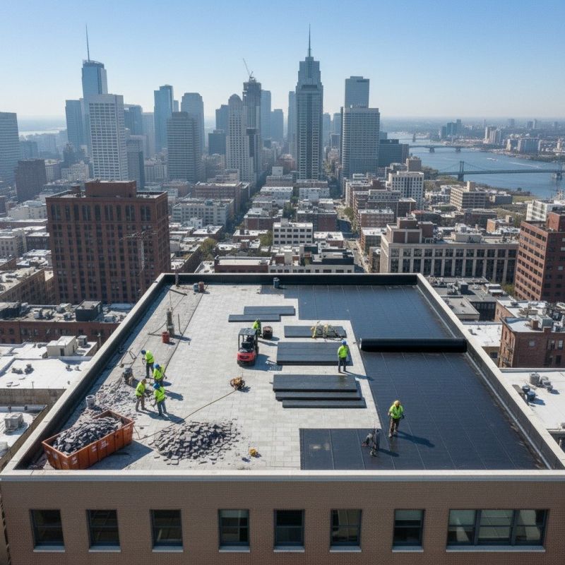 Flat Roof Replacement in Franklin, PA