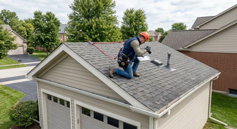 Garage Roof Inspection in Grove City, PA
