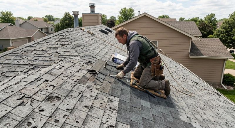 Hail Damage Roof Repair in Harmony, PA