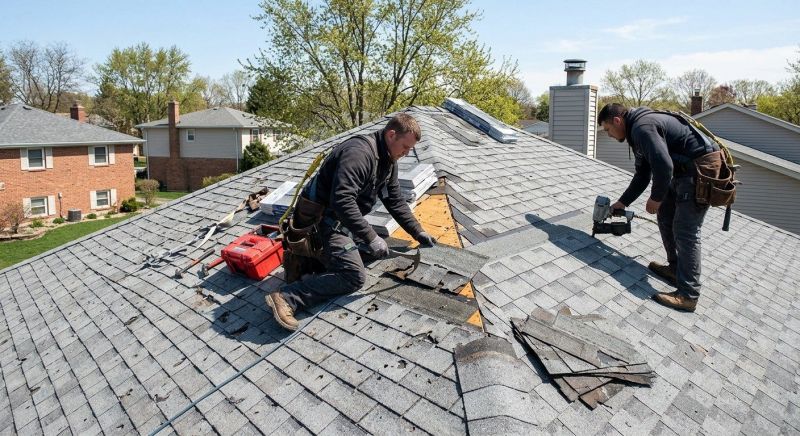 House Roof Repair in Ellwood City, PA