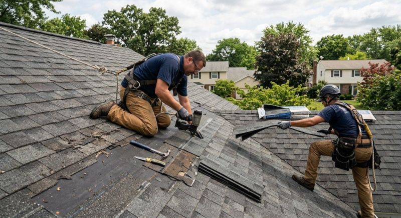 House Roof Repair in Sandy Lake, PA