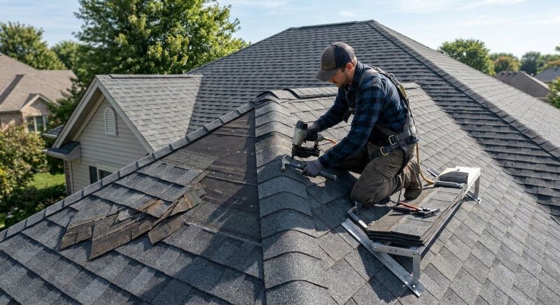 House Shingles Repair in Grove City, PA