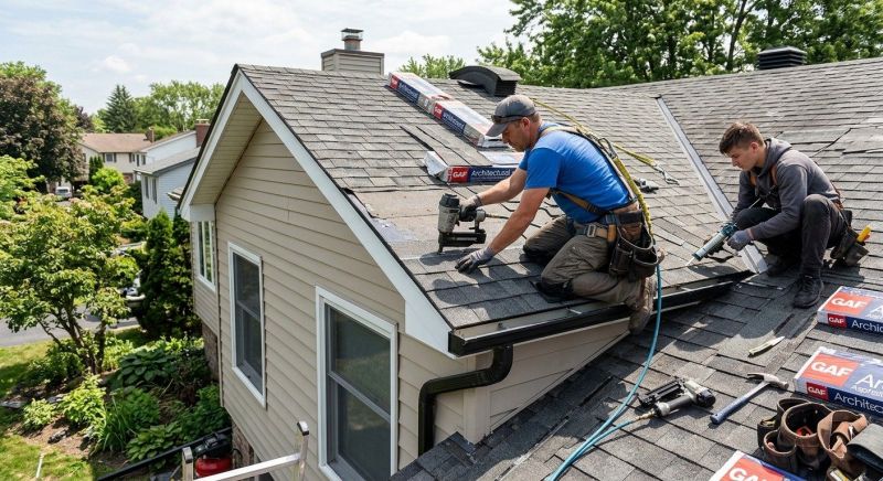 House Shingles Repair in Grove City, PA