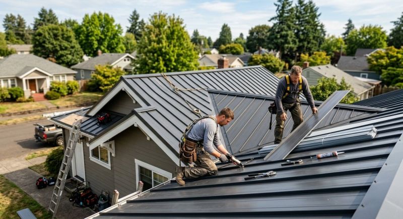 Metal Roof Repair in New Wilmington, PA