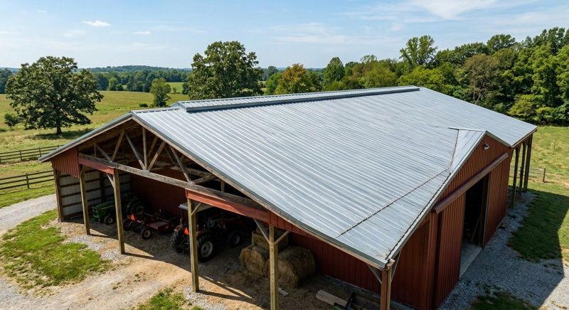 Pole Barn Roof Repair in Ellwood City, PA