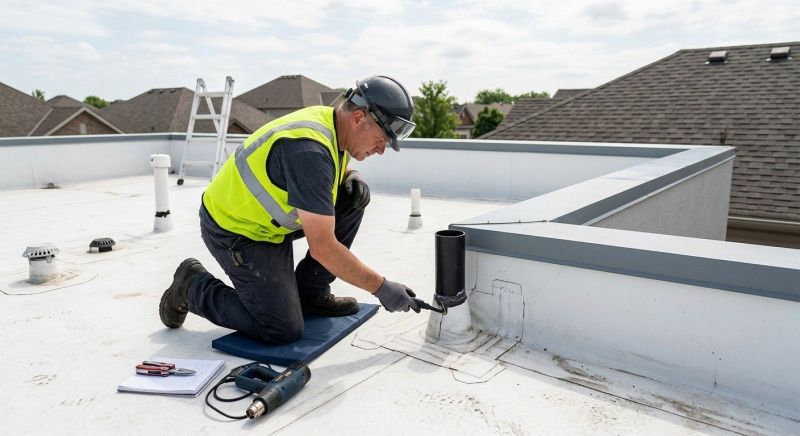 Pvc Roof Inspection in Grove City, PA