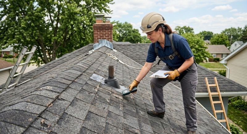 Roof Damage Inspection in Butler County, PA