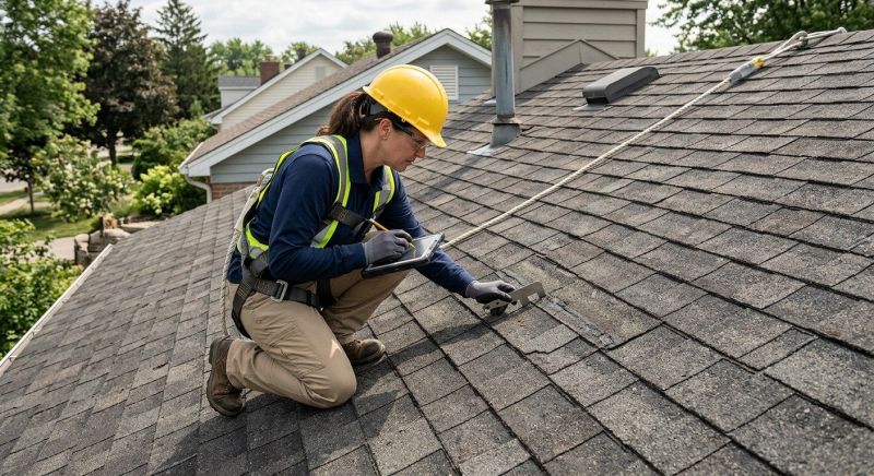 Roof Damage Inspection in East Butler, PA