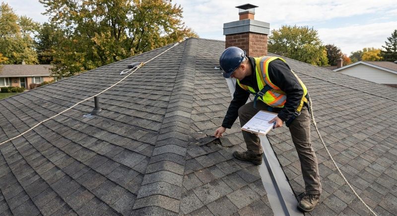 Roof Damage Inspection in Sandy Lake, PA