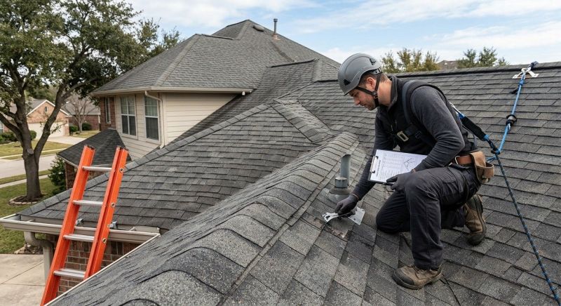 Roof Damage Inspection in West Sunbury, PA