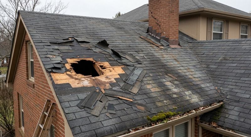 Roof Damage Repair in Greenville, PA