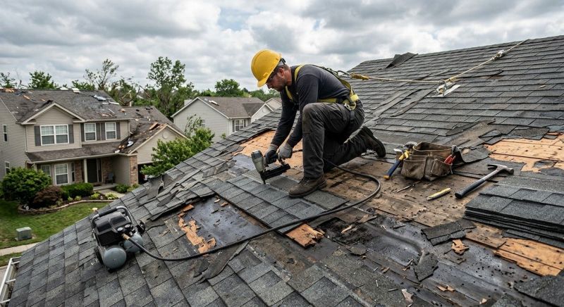 Roof Damage Repair in Kennerdell, PA