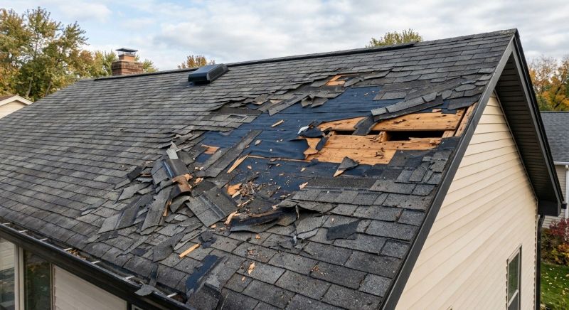 Roof Damage Repair in New Wilmington, PA
