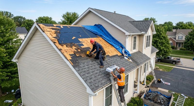 Roof Damage Restoration in Slippery Rock, PA