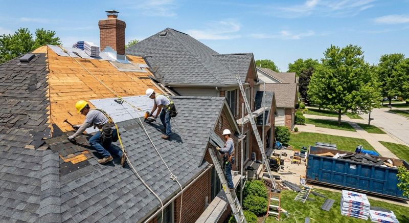 Roof Reshingling in Grove City, PA